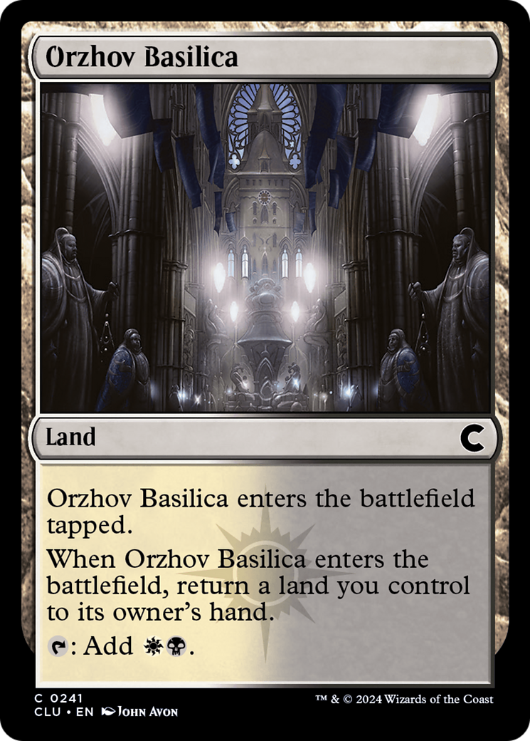 Orzhov Basilica [Ravnica: Clue Edition]-1