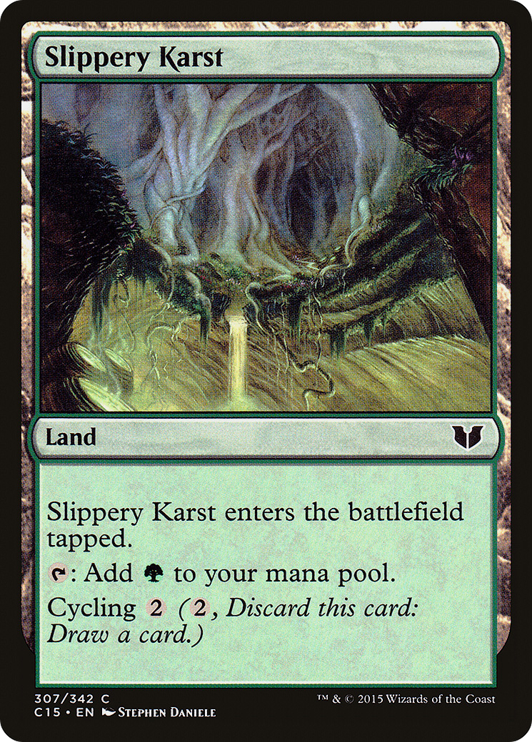 Slippery Karst [Commander 2015]-1