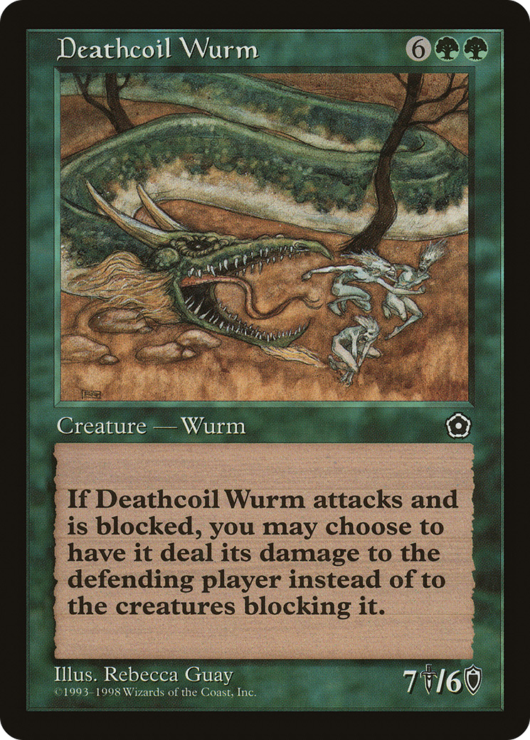 Deathcoil Wurm [Portal Second Age]-1