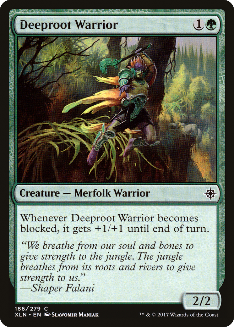 Deeproot Warrior [Ixalan]-1