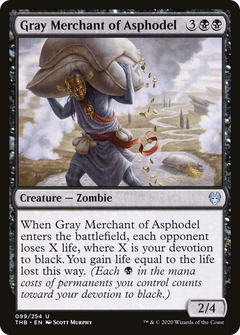Gray Merchant of Asphodel [Theros Beyond Death]-1