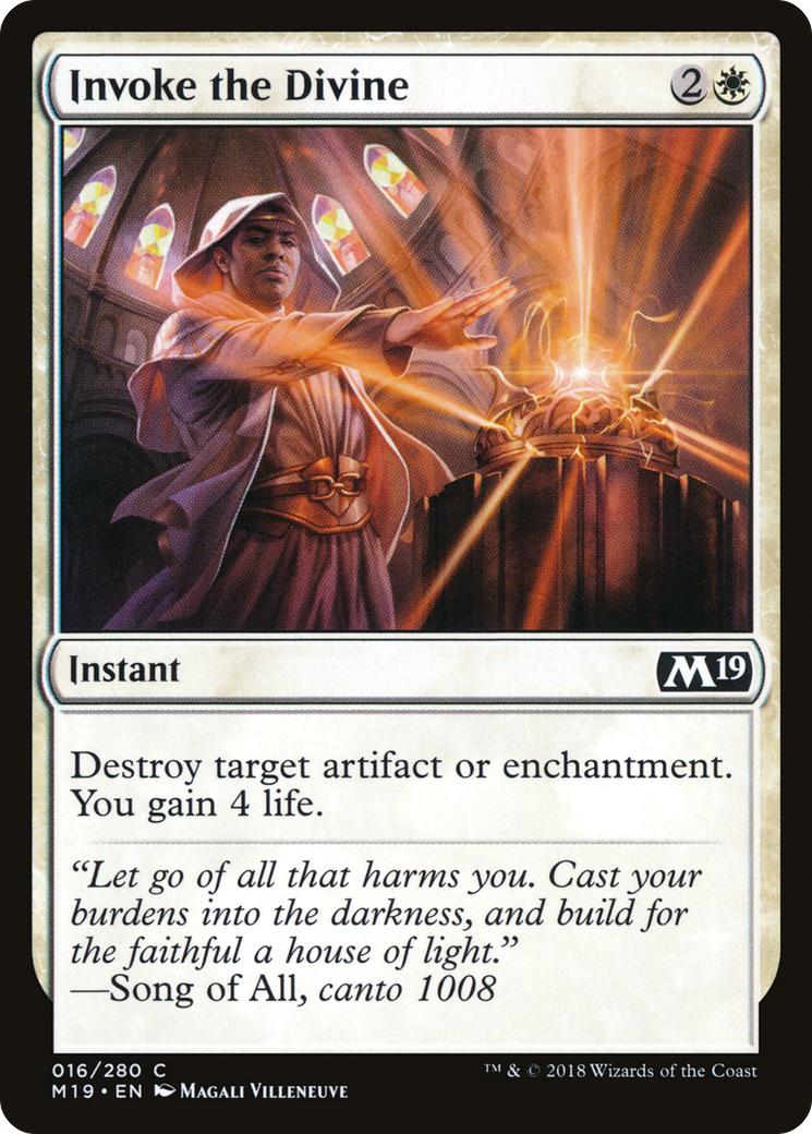 Invoke the Divine [Core Set 2019]-1