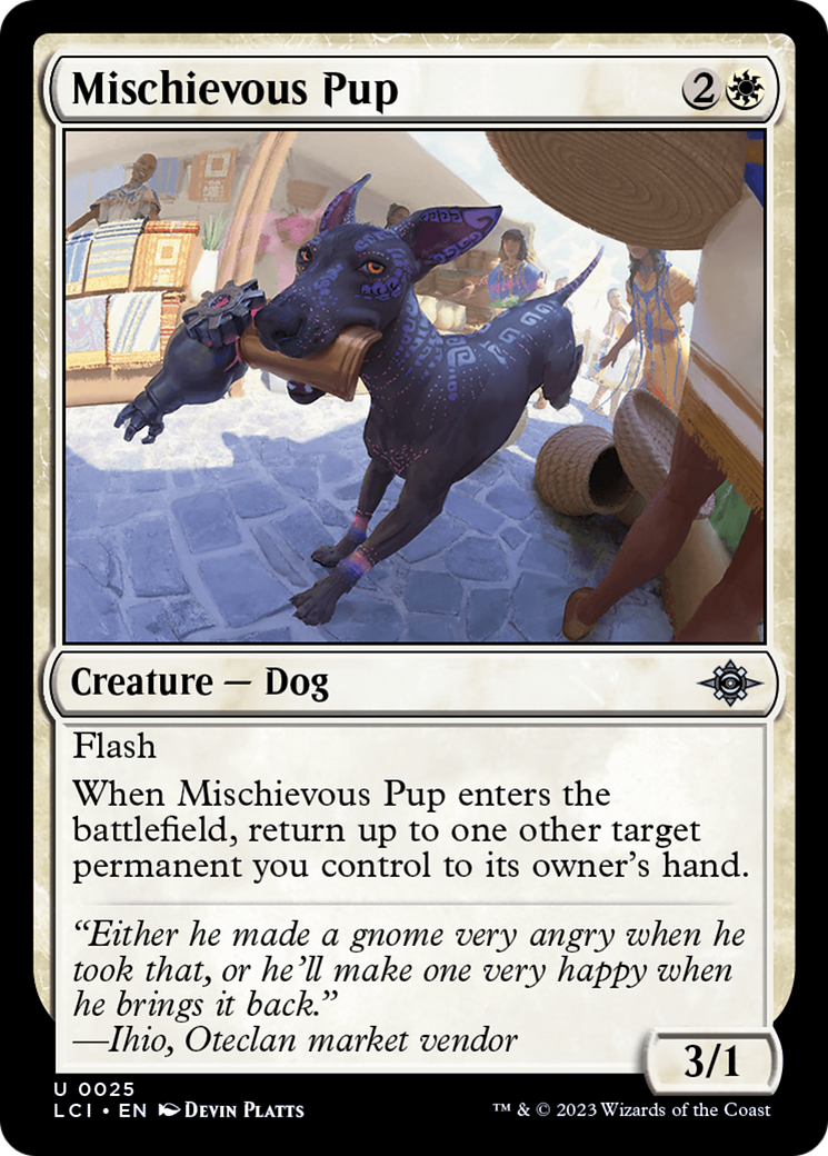 Mischievous Pup [The Lost Caverns of Ixalan]-1