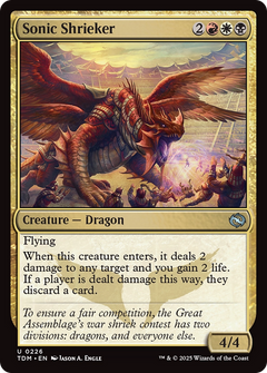 Sonic Shrieker [Tarkir: Dragonstorm]-1