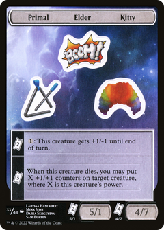 Primal Elder Kitty [Unfinity Stickers]-1
