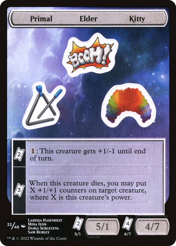 Primal Elder Kitty [Unfinity Stickers]-1