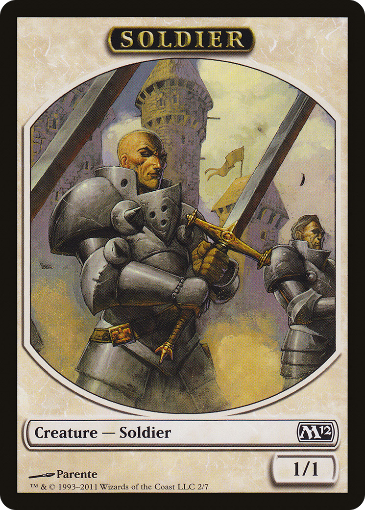 Soldier Token [Magic 2012 Tokens]-1