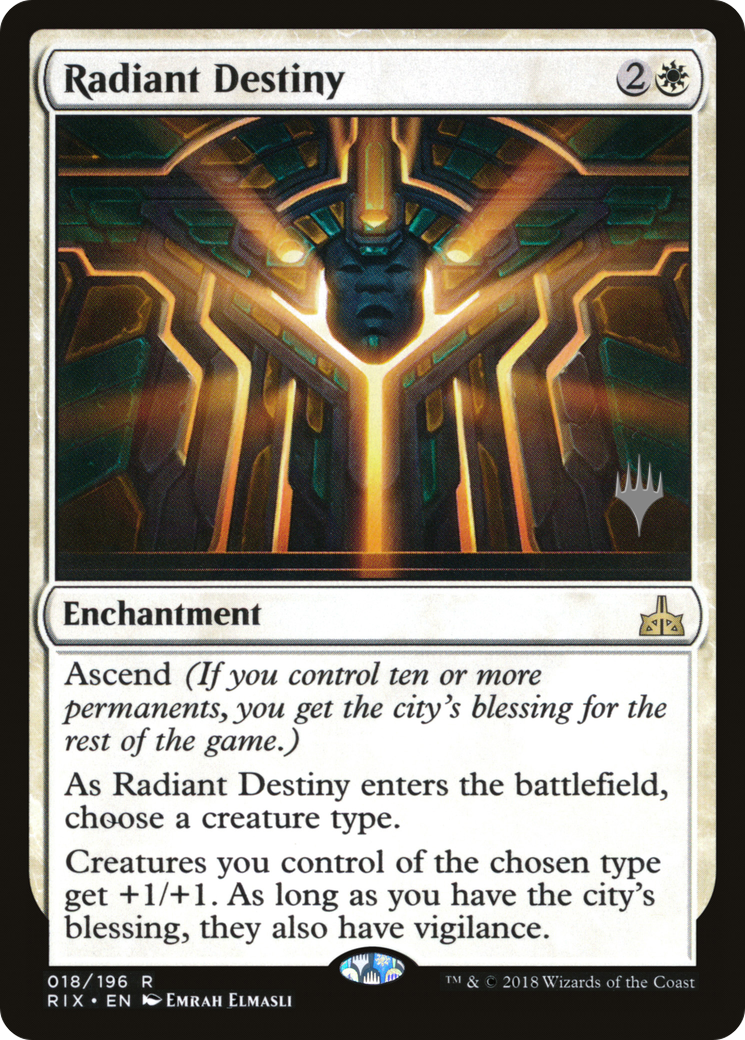 Radiant Destiny (Promo Pack) [Rivals of Ixalan Promos]-1