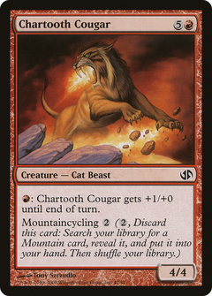 Chartooth Cougar [Duel Decks: Jace vs. Chandra]-1