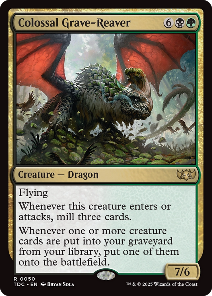 Colossal Grave-Reaver [Tarkir: Dragonstorm Commander]-1