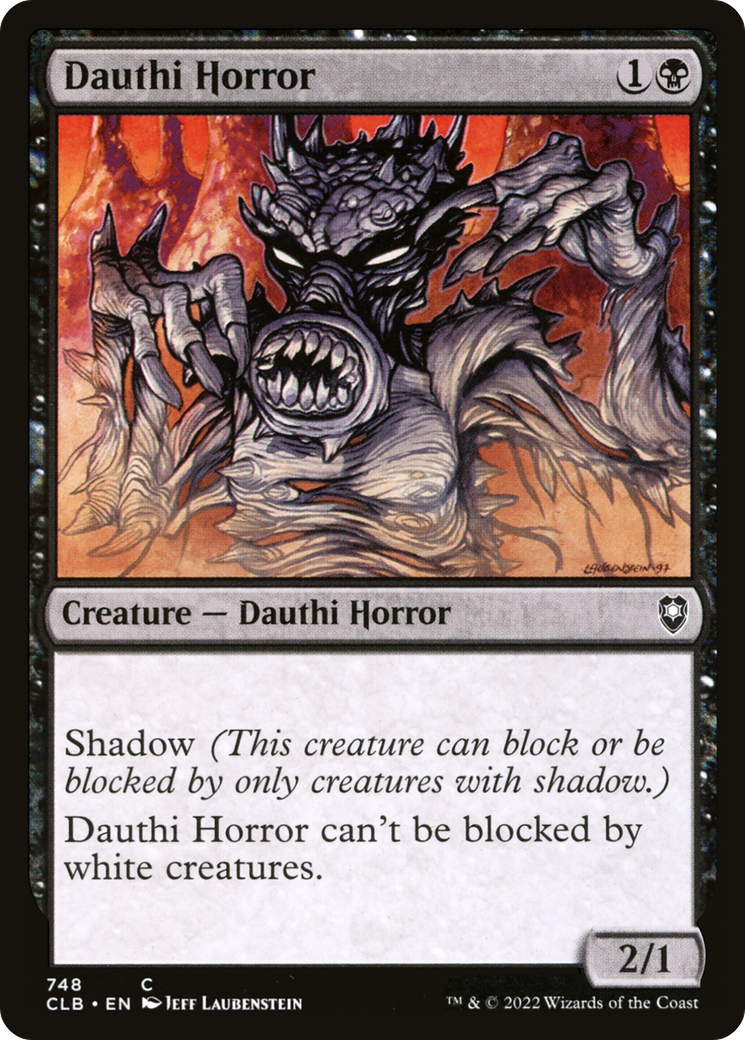 Dauthi Horror [Commander Legends: Battle for Baldur's Gate]-1