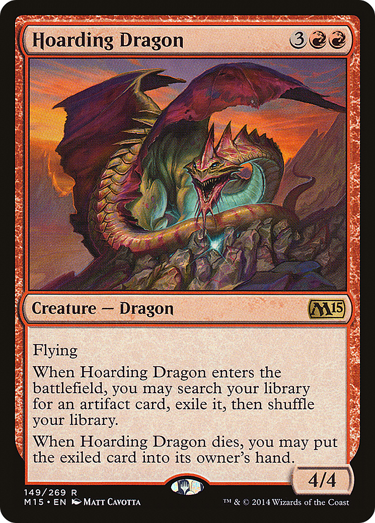Hoarding Dragon [Magic 2015]-1