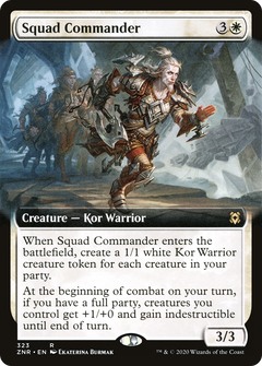 Squad Commander (Extended Art) [Zendikar Rising]-1