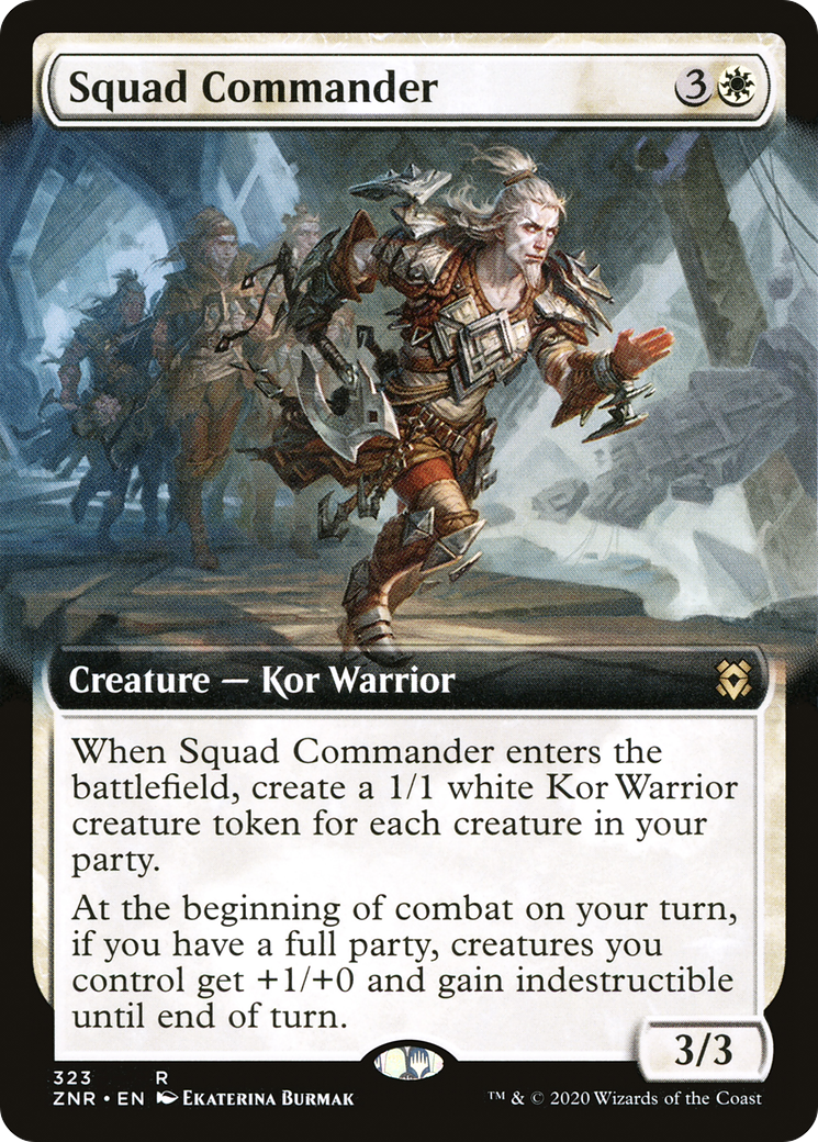 Squad Commander (Extended Art) [Zendikar Rising]-1