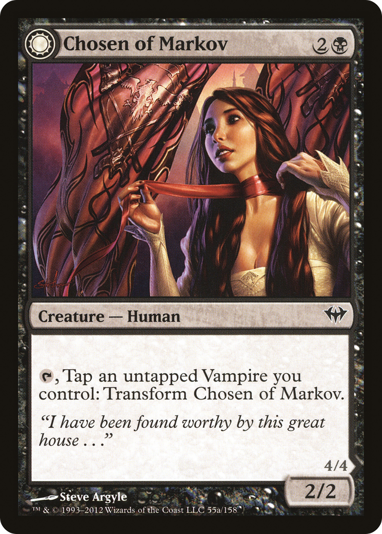 Chosen of Markov // Markov's Servant [Dark Ascension]-3