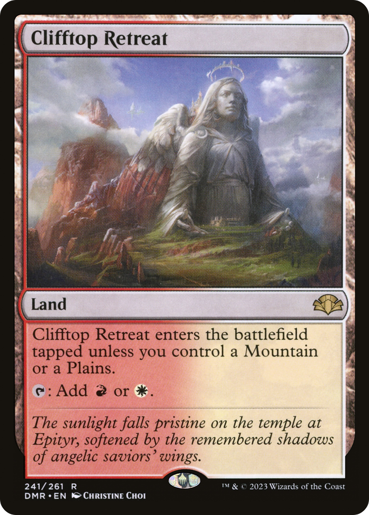 Clifftop Retreat [Dominaria Remastered]-1