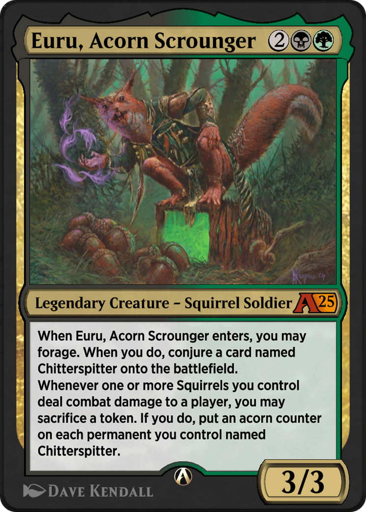 Euru, Acorn Scrounger (YBLB-024) - Alchemy: Bloomburrow-1