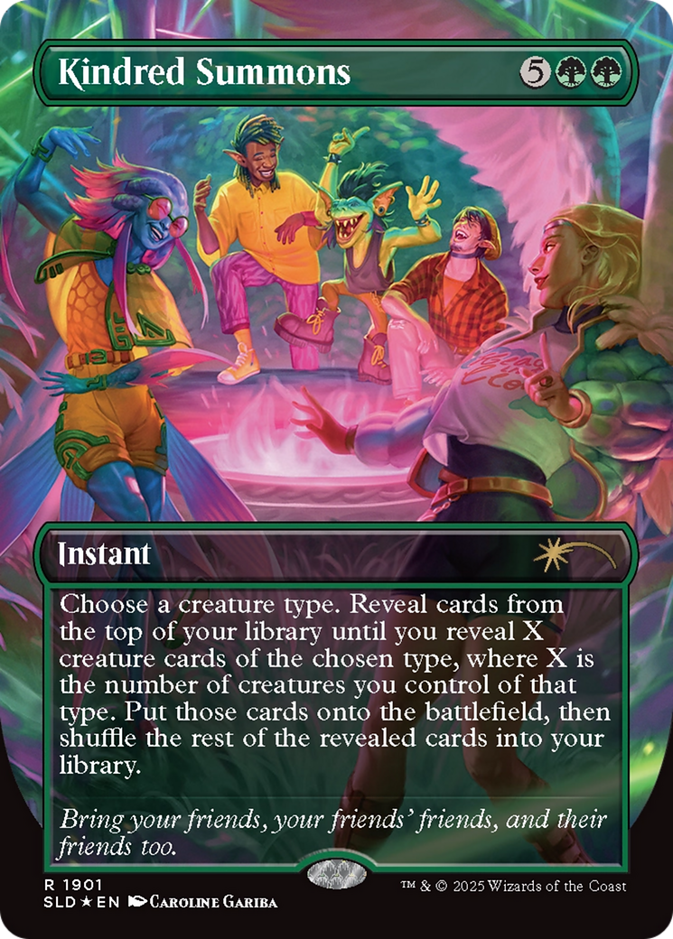 Kindred Summons (Double Rainbow Foil) [Secret Lair Drop Series]-1