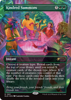 Kindred Summons (Double Rainbow Foil) [Secret Lair Drop Series]-1