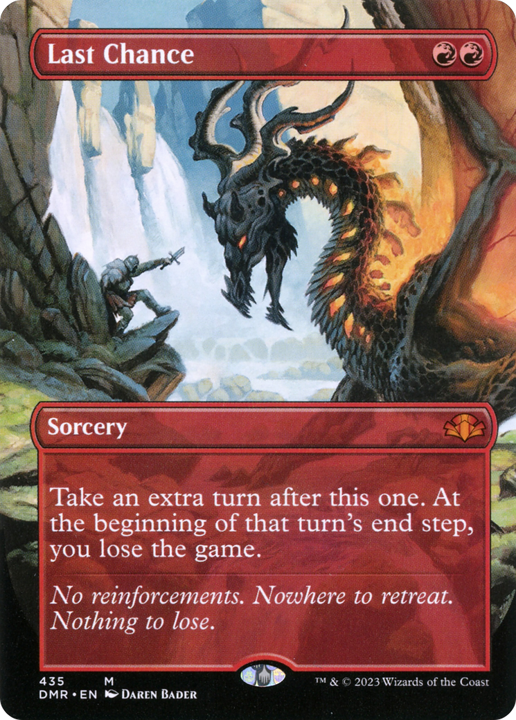 Last Chance (Borderless Alternate Art) [Dominaria Remastered]-1