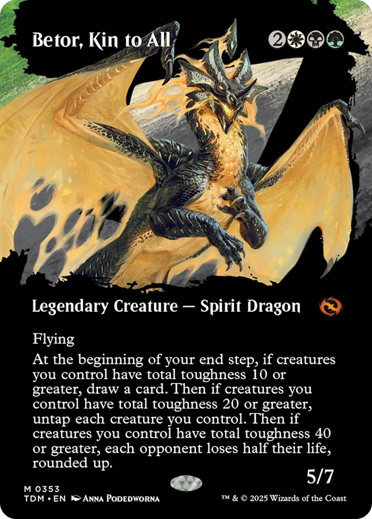 Betor, Kin to All (Borderless) [Tarkir: Dragonstorm]-1