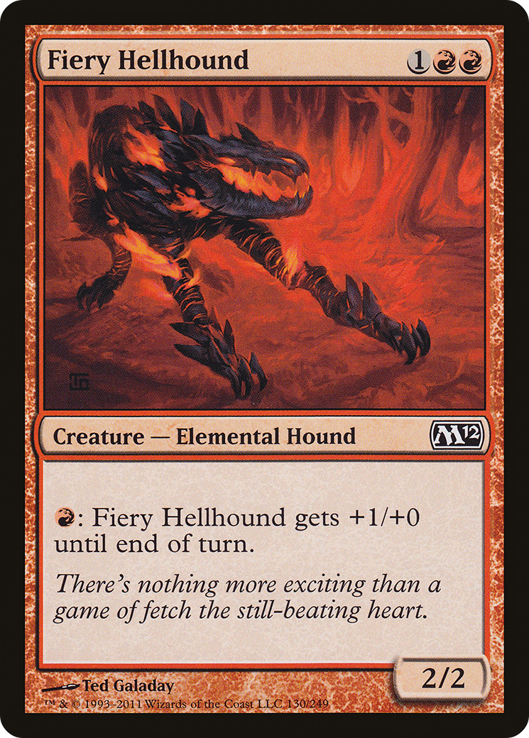 Fiery Hellhound [Magic 2012]-1
