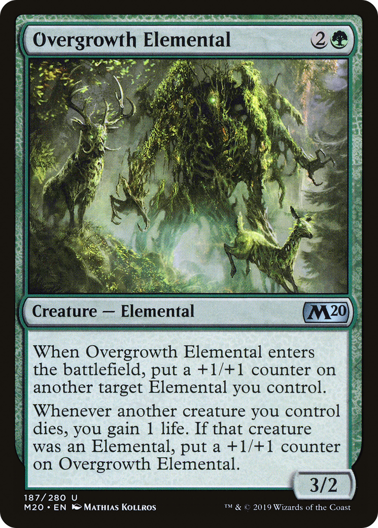 Overgrowth Elemental [Core Set 2020]-1