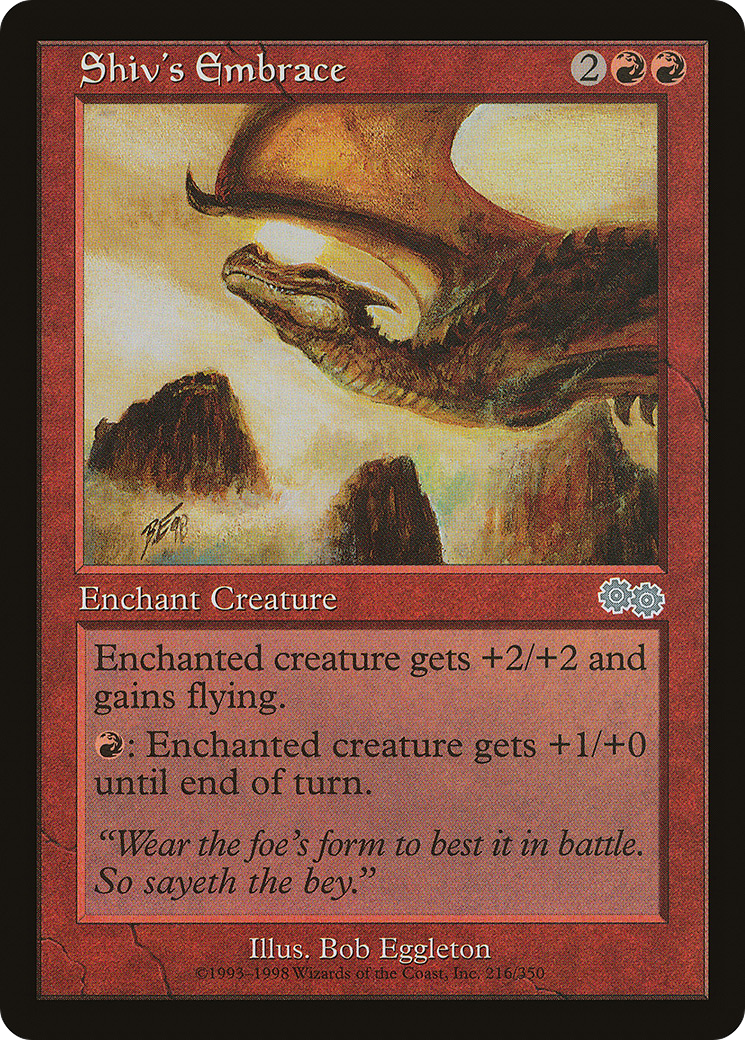 Shiv's Embrace [Urza's Saga]-1