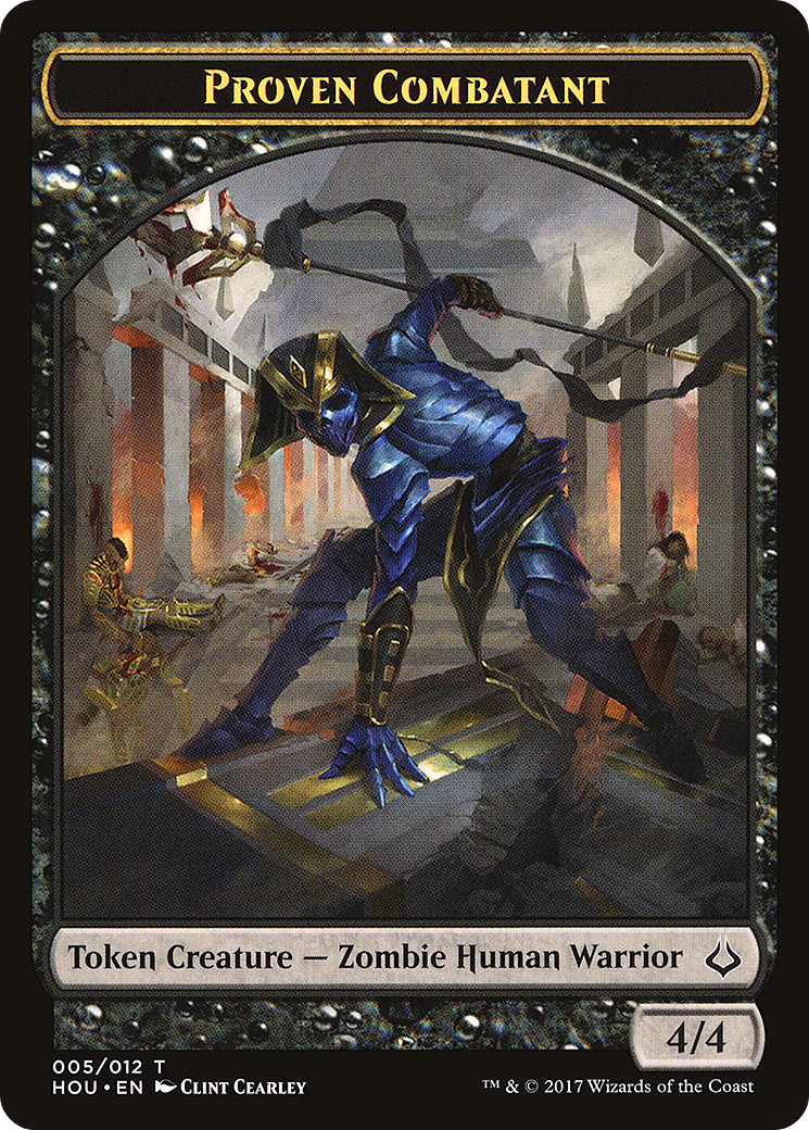 Proven Combatant Token [Hour of Devastation Tokens]-1