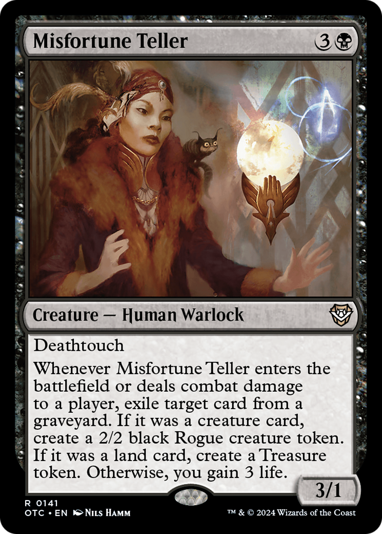 Misfortune Teller [Outlaws of Thunder Junction Commander]-1