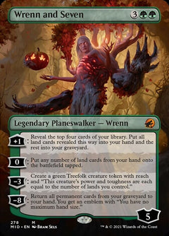 Wrenn and Seven (Borderless) [Innistrad: Midnight Hunt]-1