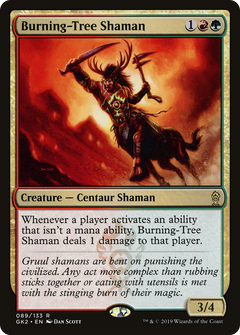 Burning-Tree Shaman [Ravnica Allegiance Guild Kit]-1