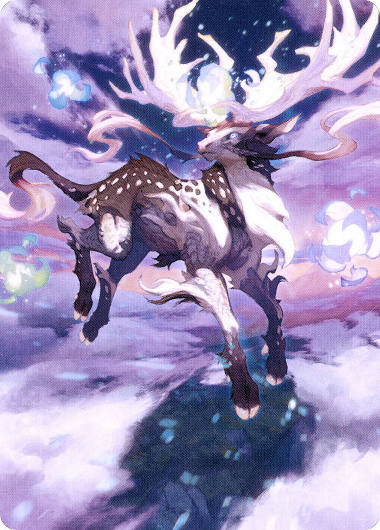 Hinata, Dawn-Crowned // Hinata, Dawn-Crowned (ANEO-068) - Neon Dynasty Art Series (Borderless)-1