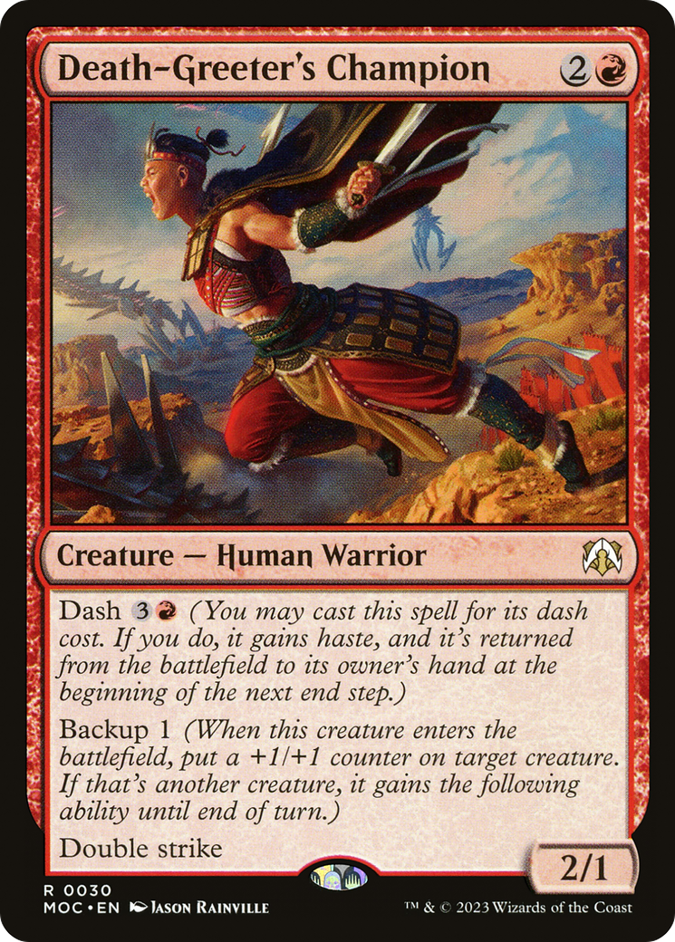 Death-Greeter's Champion [March of the Machine Commander]-1