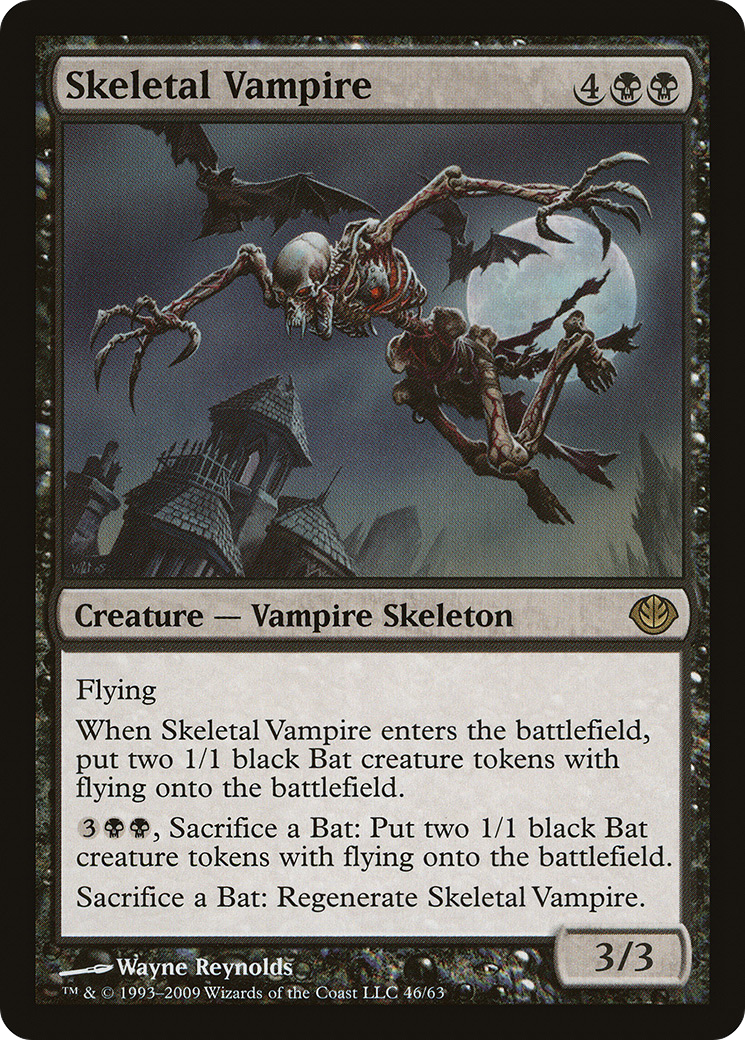 Skeletal Vampire [Duel Decks: Garruk vs. Liliana]-1