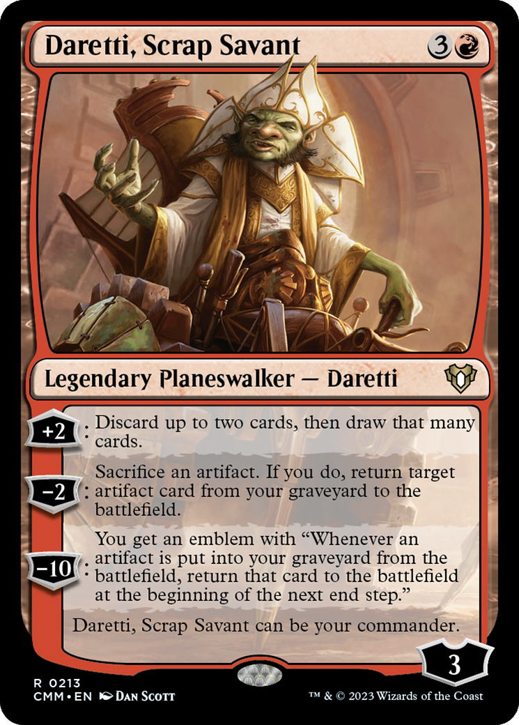 Daretti, Scrap Savant [Commander Masters]-1