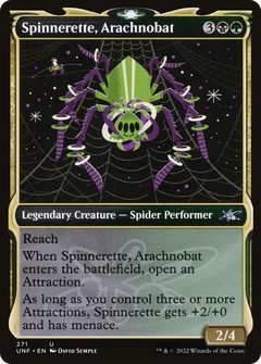 Spinnerette, Arachnobat (Showcase) [Unfinity]-1