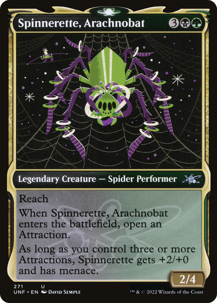 Spinnerette, Arachnobat (Showcase) [Unfinity]-1