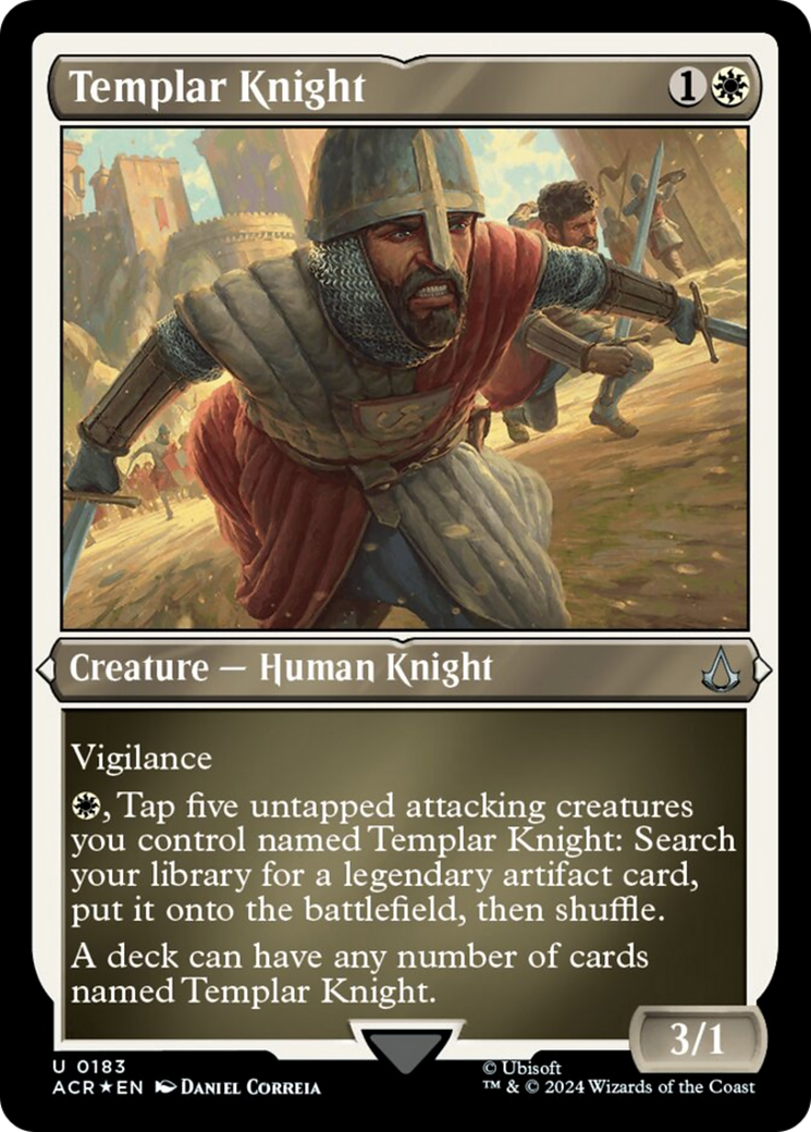 Templar Knight (Foil Etched) [Assassin's Creed]-1