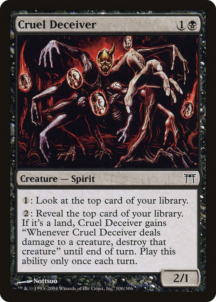 Cruel Deceiver [Champions of Kamigawa]-1
