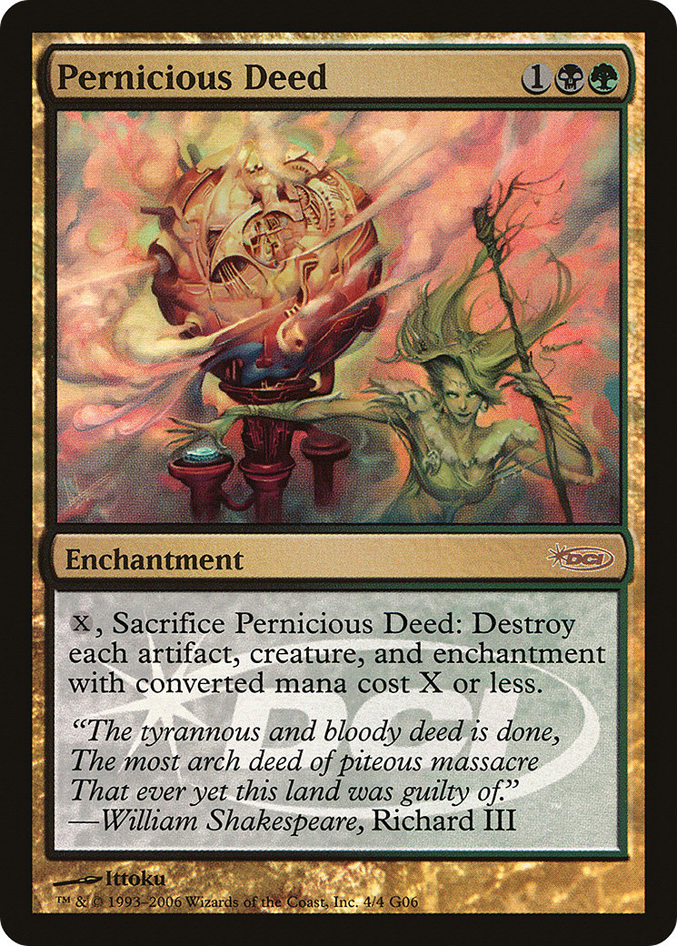 Pernicious Deed [Judge Gift Cards 2006]-1
