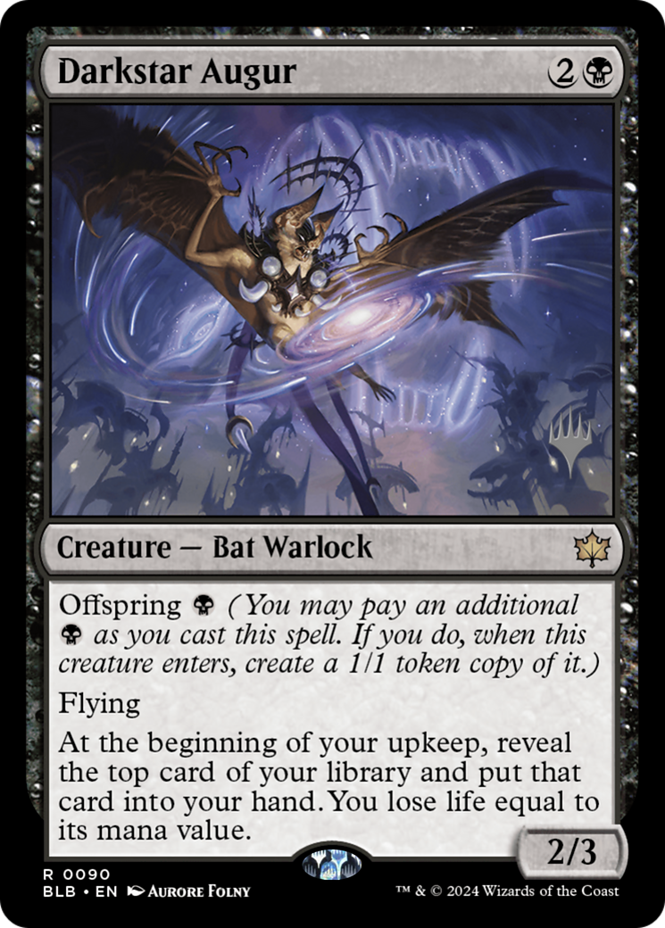 Darkstar Augur (Promo Pack) [Bloomburrow Promos]-1