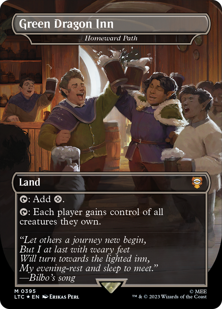 Green Dragon Inn - Homeward Path (Surge Foil Realms and Relics) [The Lord of the Rings: Tales of Middle-Earth Commander]-1