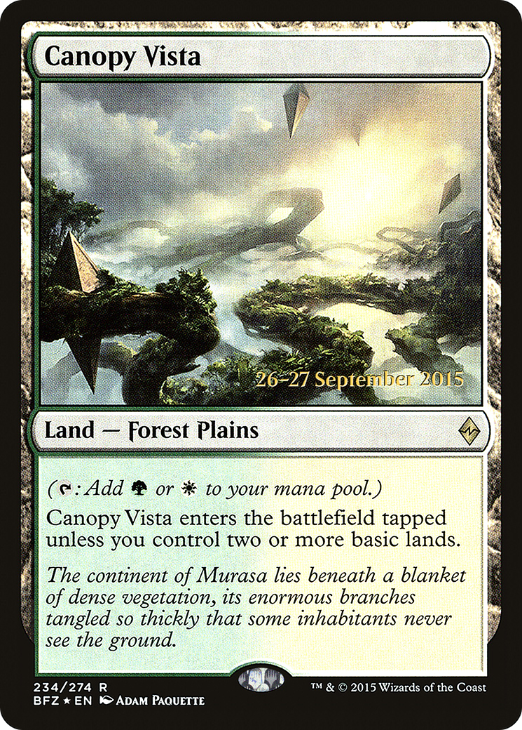 Canopy Vista [Battle for Zendikar Prerelease Promos]-1