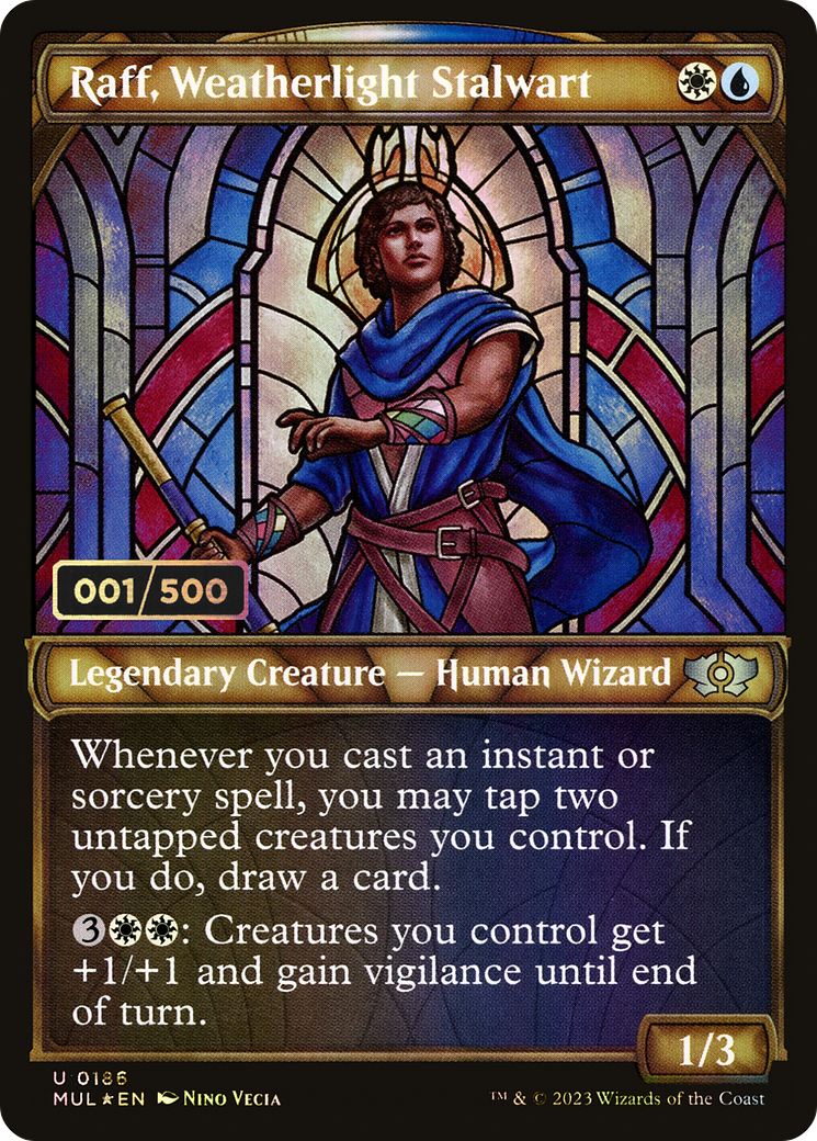 Raff, Weatherlight Stalwart (Serialized) [Multiverse Legends]-1