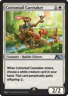 Cottontail Caretaker (YBLB-002) - Alchemy: Bloomburrow-1