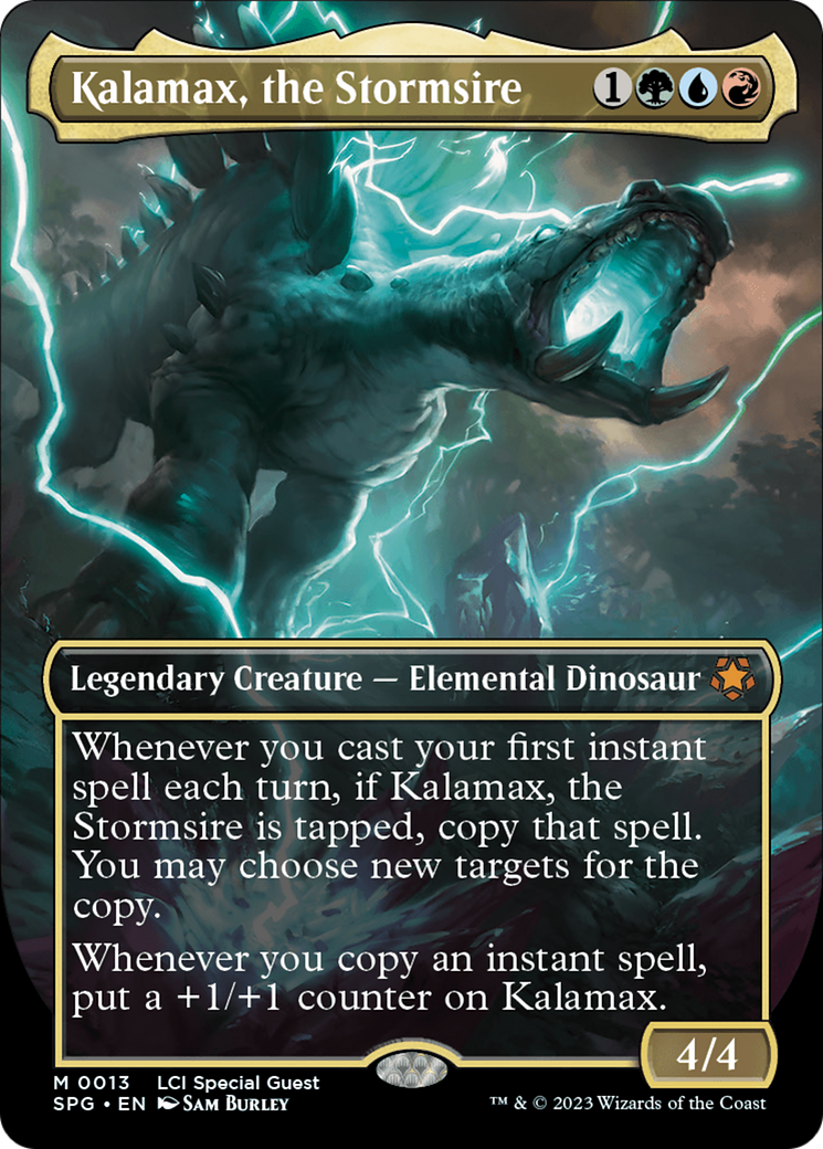 Kalamax, the Stormsire (Borderless) [The Lost Caverns of Ixalan Special Guests]-1