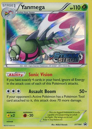 Yanmega (XY144) (Staff) [XY: Black Star Promos]-1
