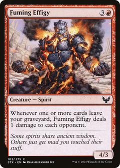 Fuming Effigy [Strixhaven: School of Mages]-1