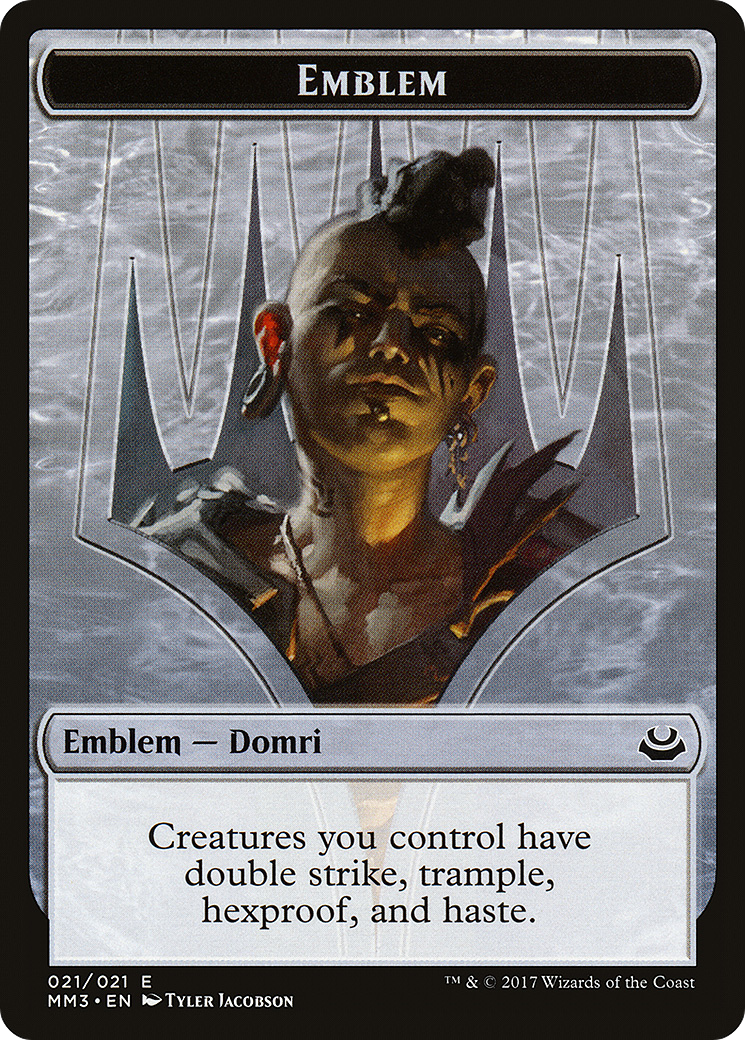 Domri Rade Emblem [Modern Masters 2017 Tokens]-1